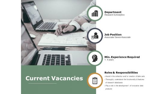 Current Vacancies Ppt PowerPoint Presentation Show Topics Current Vacancies Ppt PowerPoint Presentation Show Topics