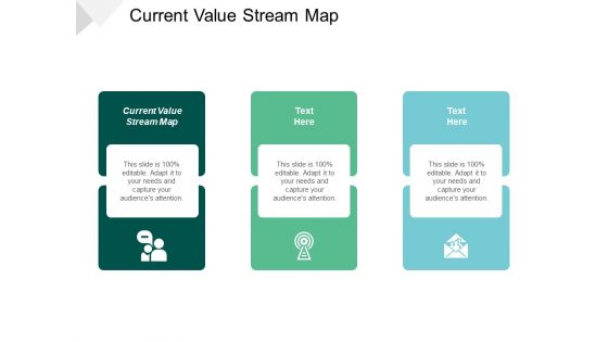 Current Value Stream Map Ppt PowerPoint Presentation Icon Show Cpb