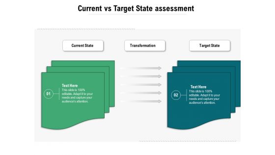 Current Vs Target State Assessment Ppt PowerPoint Presentation Icon Outline PDF