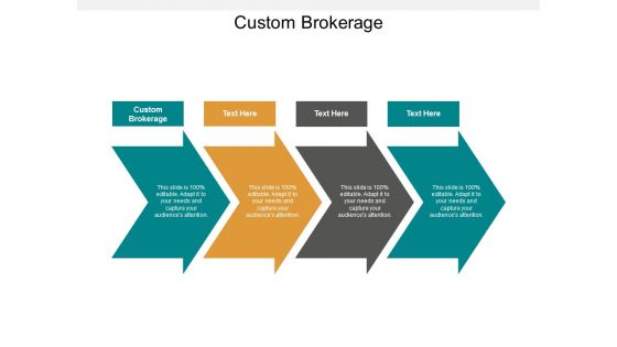 Custom Brokerage Ppt PowerPoint Presentation Ideas Design Templates Cpb