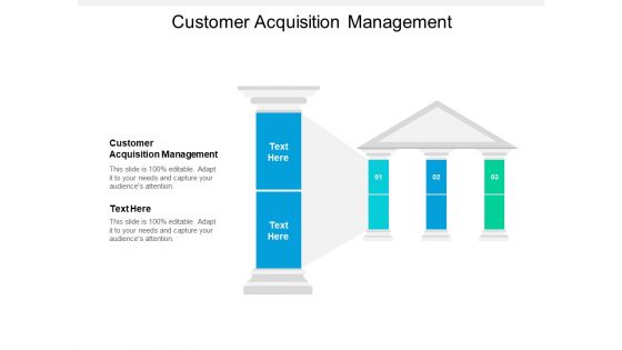 Customer Acquisition Management Ppt PowerPoint Presentation Icon Vector Cpb