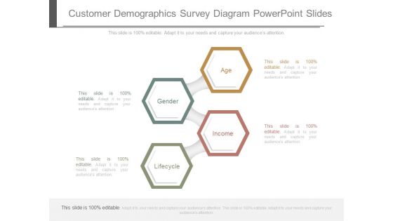 Customer Demographics Survey Diagram Powerpoint Slides