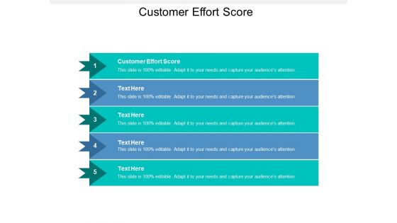 Customer Effort Score Ppt PowerPoint Presentation Infographics Structure Cpb