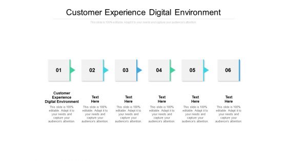 customer experience digital environment ppt powerpoint presentation icon visual aids cpb
