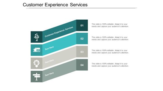 Customer Experience Services Ppt PowerPoint Presentation Pictures Master Slide Cpb