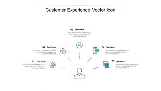 Customer Experience Vector Icon Ppt PowerPoint Presentation Icon Infographic Template