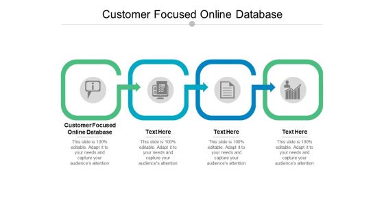 Customer Focused Online Database Ppt PowerPoint Presentation Styles Information Cpb