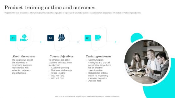 Customer Journey Enhancement Playbook Product Training Outline And Outcomes Microsoft PDF