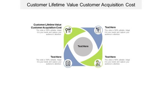 Customer Lifetime Value Customer Acquisition Cost Ppt PowerPoint Presentation Professional Background Cpb
