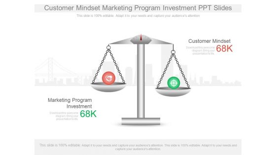 Customer Mindset Marketing Program Investment Ppt Slides