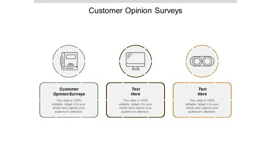 Customer Opinion Surveys Ppt Powerpoint Presentation Pictures Topics Cpb