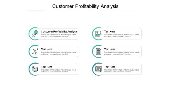Customer Profitability Analysis Ppt PowerPoint Presentation Portfolio Design Inspiration Cpb