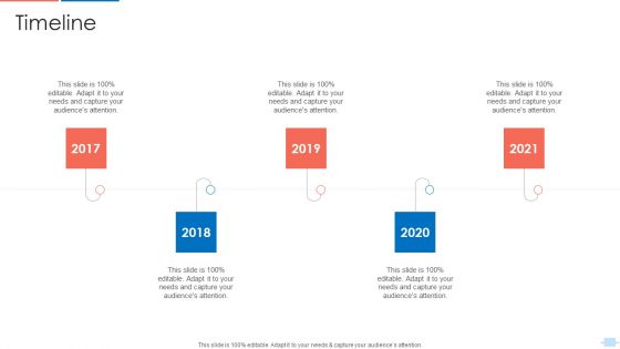 Customer Relationship Management Application Investor Timeline Background PDF