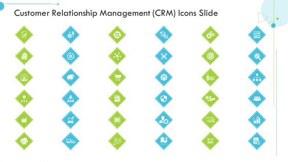 Customer Relationship Management CRM Icons Slide Themes PDF