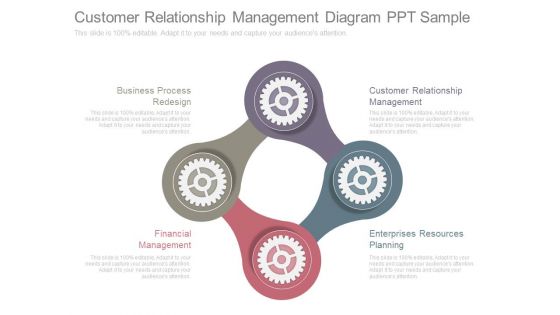 Customer Relationship Management Diagram Ppt Sample