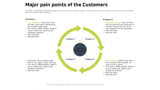 Customer Relationship Management In Freehold Property Major Pain Points Of The Customers Rules PDF