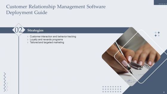 Customer Relationship Management Software Deployment Guide Ppt PowerPoint Presentation Complete Deck With Slides