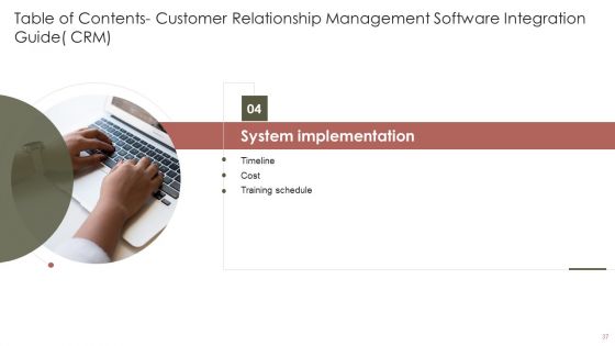 Customer Relationship Management Software Integration Guide Ppt PowerPoint Presentation Complete Deck With Slides