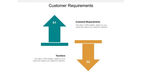 Customer Requirements Ppt PowerPoint Presentation Gallery Information Cpb