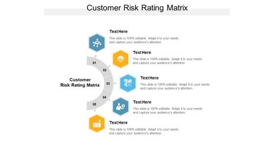 Customer Risk Rating Matrix Ppt PowerPoint Presentation Gallery Brochure Cpb