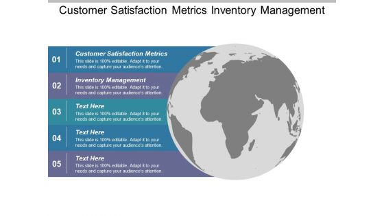 Customer Satisfaction Metrics Inventory Management Ppt PowerPoint Presentation Summary Outfit