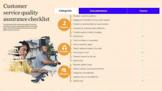 Customer Service Enhancement Techniques Customer Service Quality Assurance Professional PDF