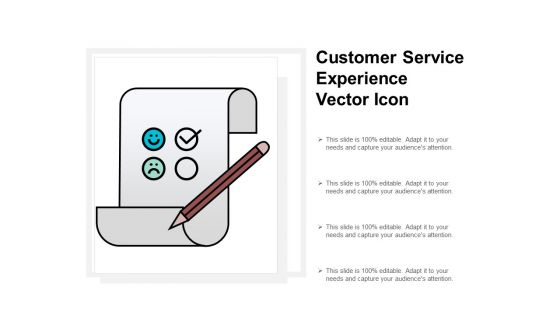 Customer Service Experience Vector Icon Ppt PowerPoint Presentation Inspiration Information