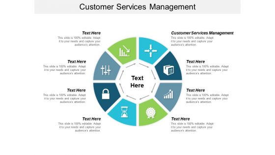 Customer Services Management Ppt PowerPoint Presentation Infographics Designs Download Cpb