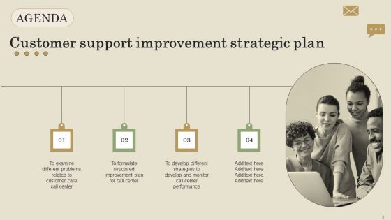 Customer Support Improvement Strategic Plan Ppt PowerPoint Presentation Complete Deck With Slides