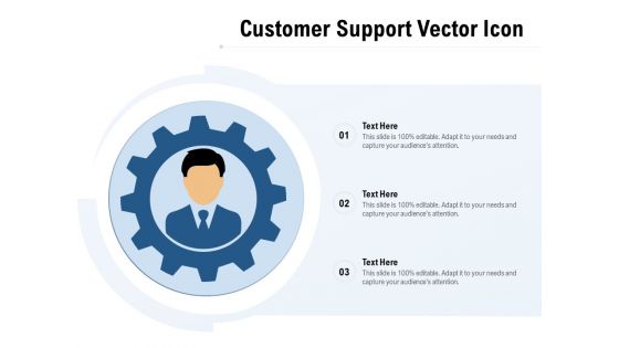 Customer Support Vector Icon Ppt PowerPoint Presentation Portfolio Outfit PDF