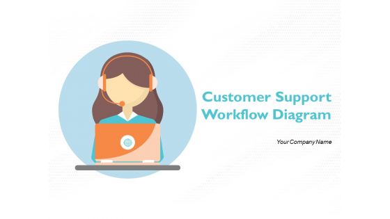 Customer Support Workflow Diagram Ppt PowerPoint Presentation Complete Deck With Slides