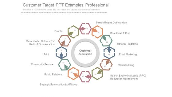 Customer Target Ppt Examples Professional