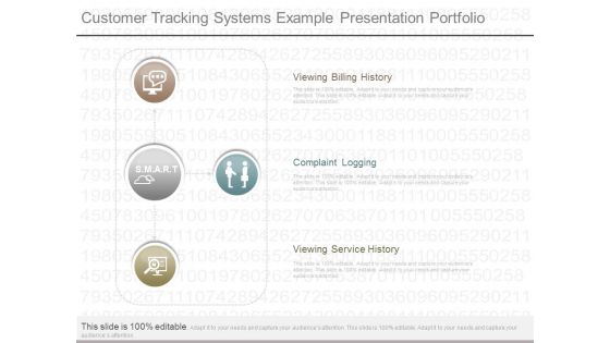 Customer Tracking Systems Example Presentation Portfolio
