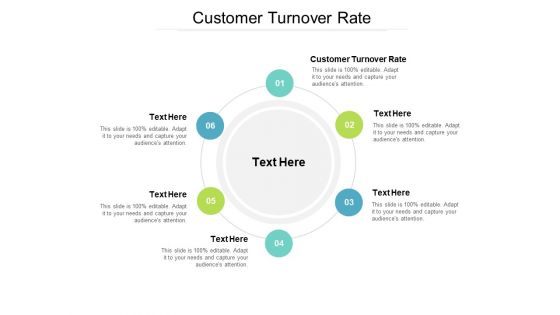 Customer Turnover Rate Ppt PowerPoint Presentation Pictures Diagrams Cpb