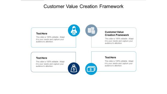 Customer Value Creation Framework Ppt PowerPoint Presentation Summary Aids Cpb