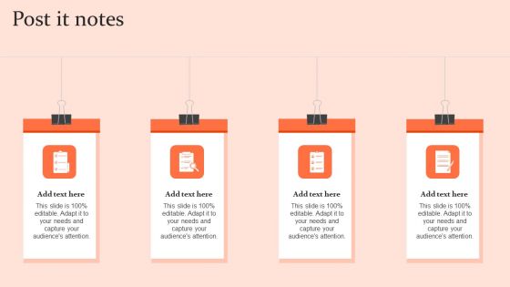 Customised Advertising Strategies Post It Notes Ppt PowerPoint Presentation File Visual Aids PDF