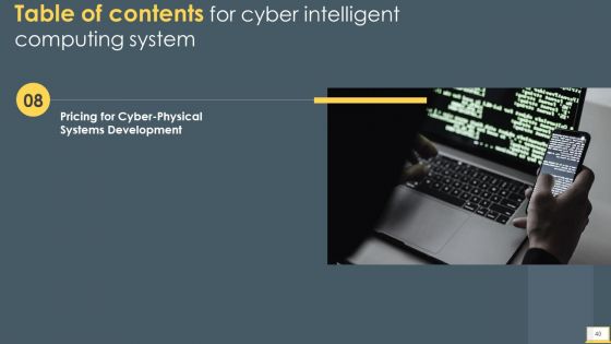 Cyber Intelligent Computing System Ppt PowerPoint Presentation Complete With Slides