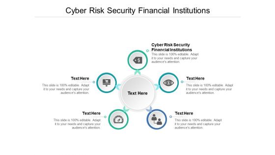 Cyber Risk Security Financial Institutions Ppt PowerPoint Presentation Icon Example Cpb