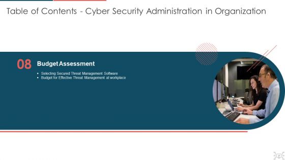 Cyber Security Administration In Organization Ppt PowerPoint Presentation Complete Deck With Slides
