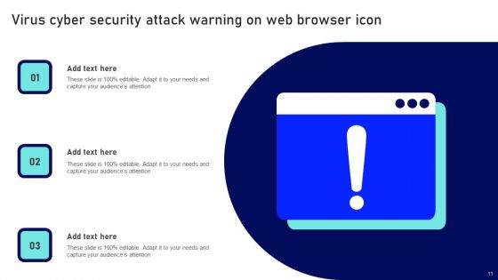 Cyber Security Attack Ppt PowerPoint Presentation Complete Deck With Slides