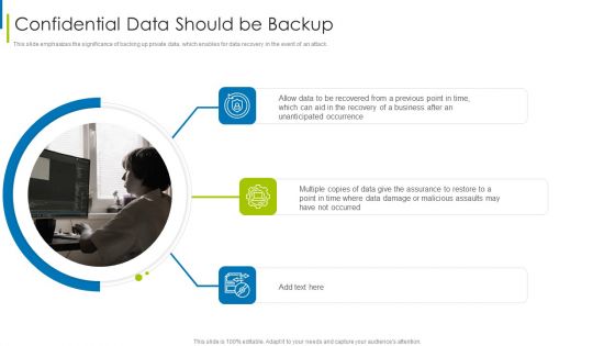 Cyber Terrorism Assault Confidential Data Should Be Backup Brochure PDF
