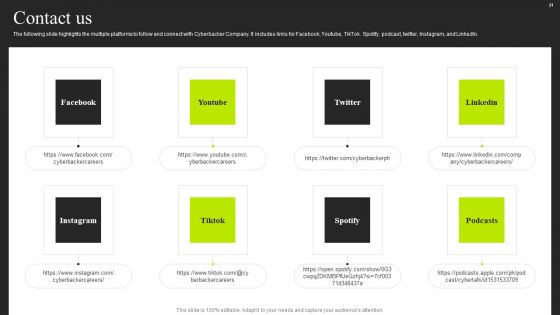 Cyberbacker Company Summary Ppt PowerPoint Presentation Complete With Slides