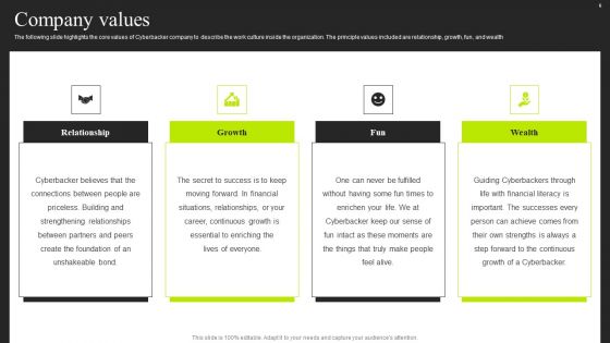 Cyberbacker Company Summary Ppt PowerPoint Presentation Complete With Slides