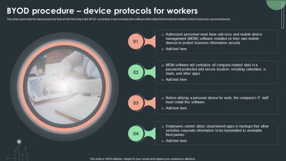 Cybersecurity Guidelines IT Byod Procedure Device Protocols For Workers Guidelines PDF