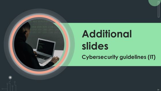 Cybersecurity Guidelines IT Ppt PowerPoint Presentation Complete Deck With Slides