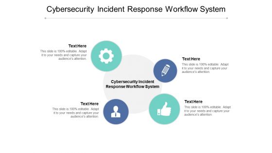 Cybersecurity Incident Response Workflow System Ppt PowerPoint Presentation Gallery Examples Cpb