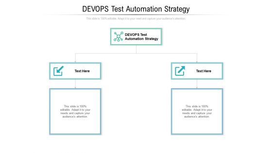 DEVOPS Test Automation Strategy Ppt PowerPoint Presentation Summary Layout Cpb Pdf
