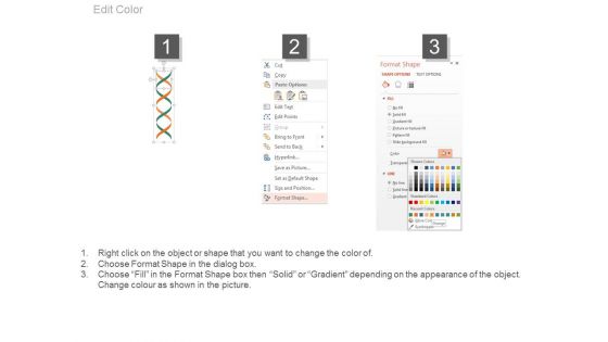 DNA Design Infographics For Research Powerpoint Slides