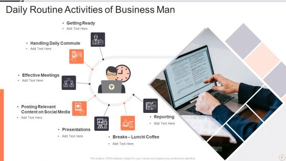 Daily Routine Activities Ppt PowerPoint Presentation Complete With Slides