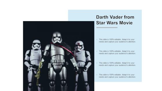 Darth Vader From Star Wars Movie Ppt PowerPoint Presentation Portfolio Clipart Images